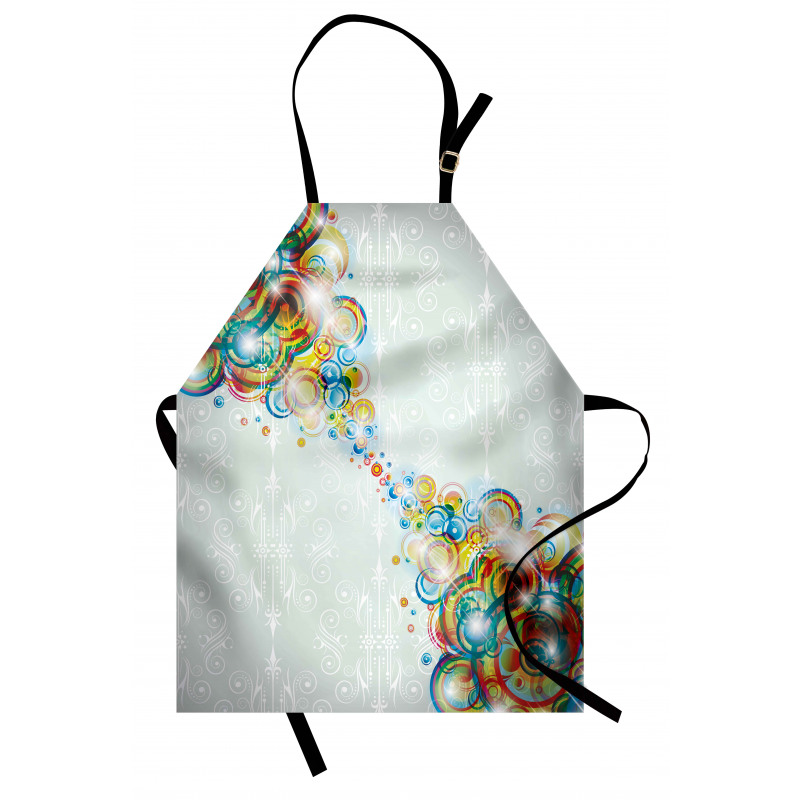 Modern Rainbow Waves Apron