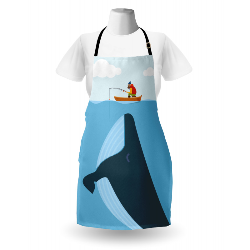 Sun Ship Cartoon Apron