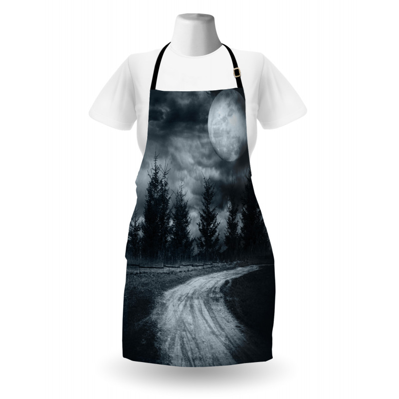 Moonrise Scenery Apron