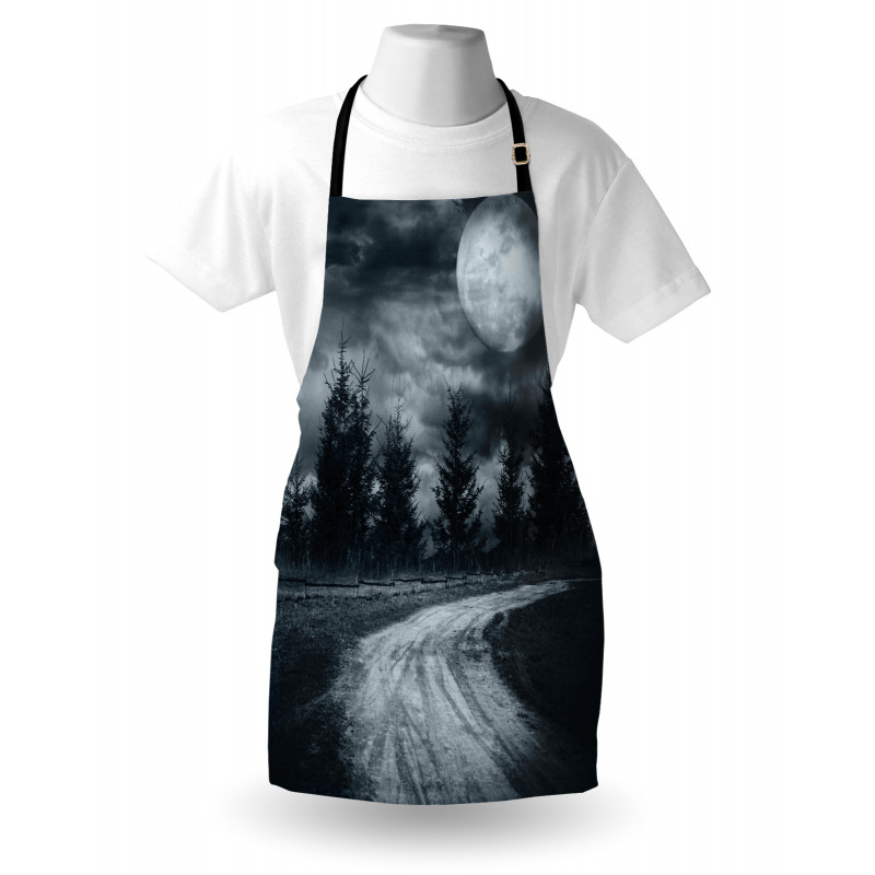 Moonrise Scenery Apron