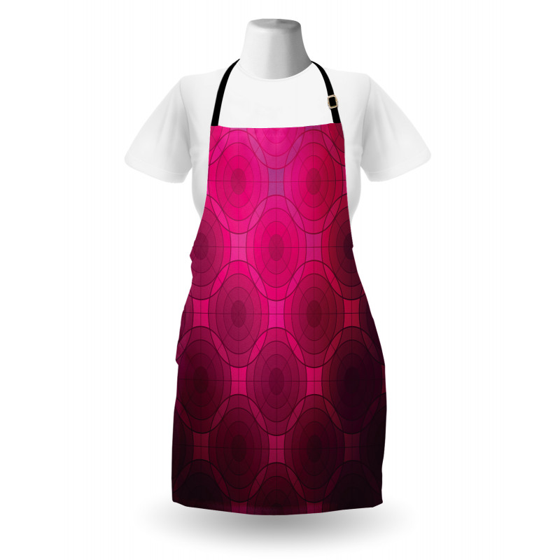 Disc Circle Shapes Apron