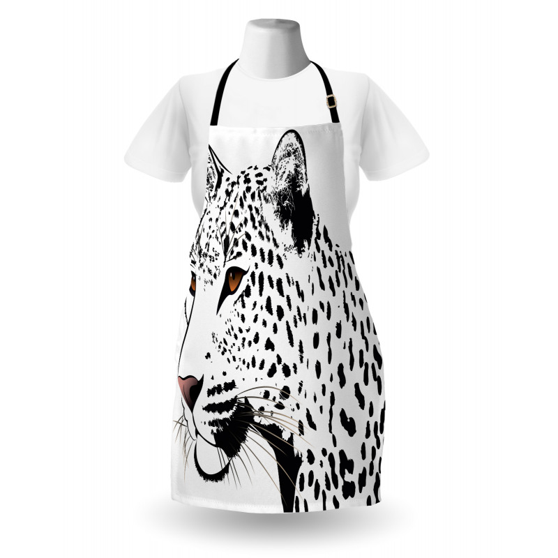 Leopard Big Cat Spots Apron