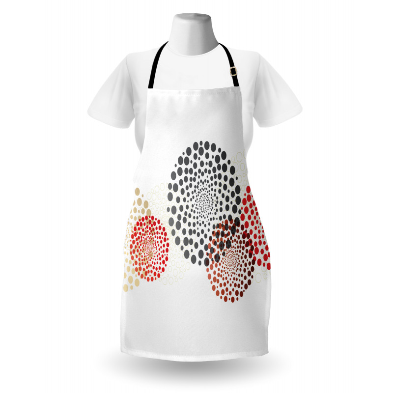 Circled Modern Dots Apron