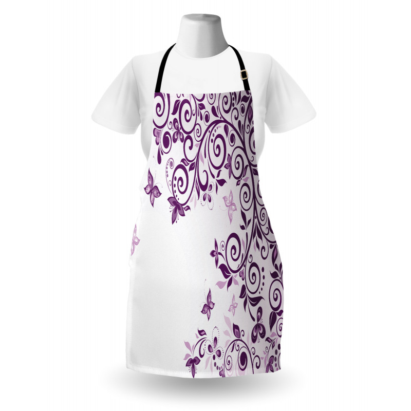 Lilium Floral Branch Apron