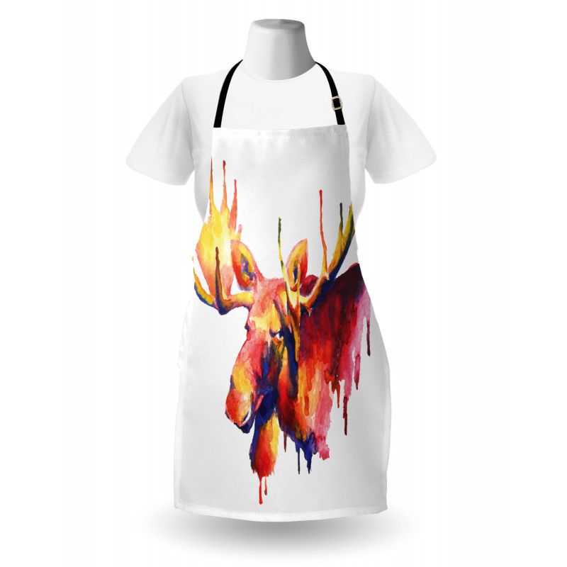 Psychedelic Watercolors Apron