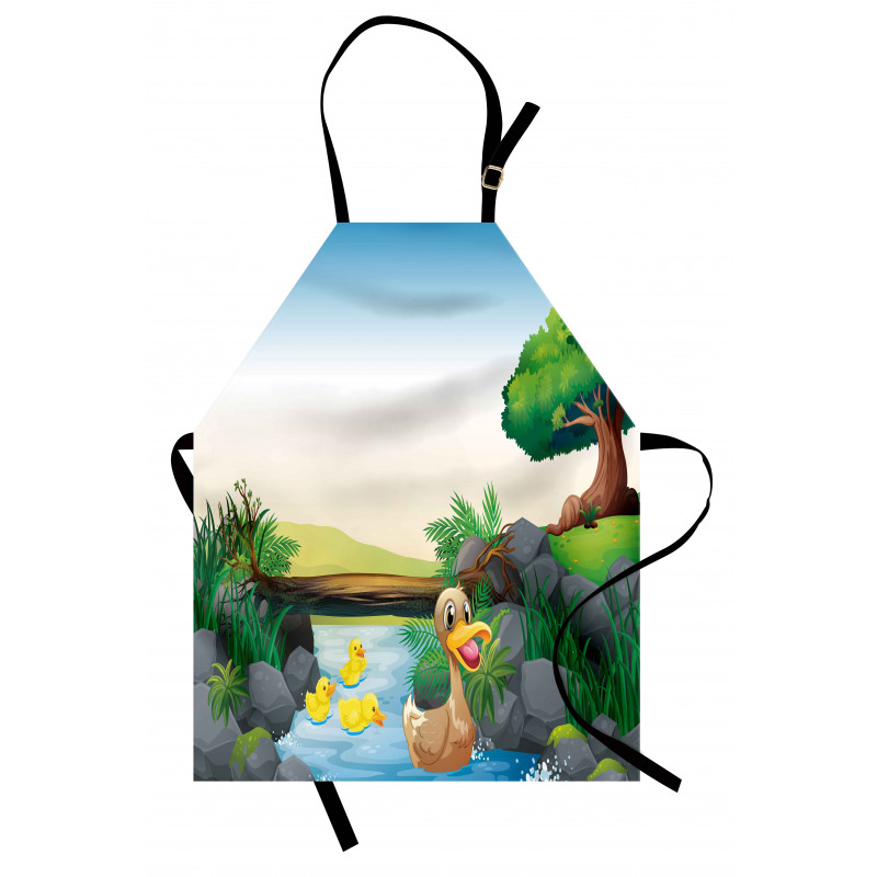 Cartoon Farm Animals Apron