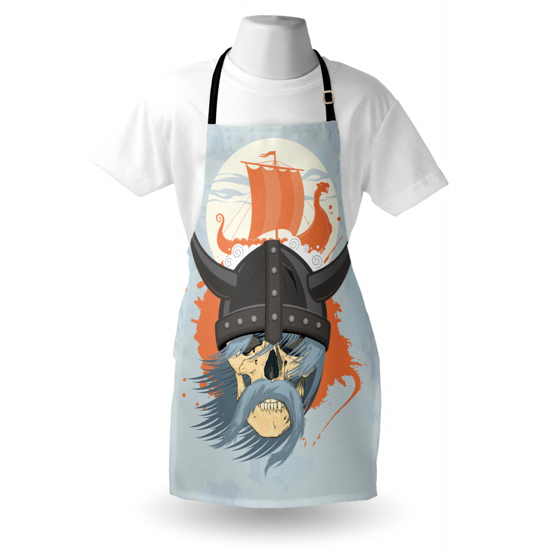 Ghost Warrior Cartoon Apron