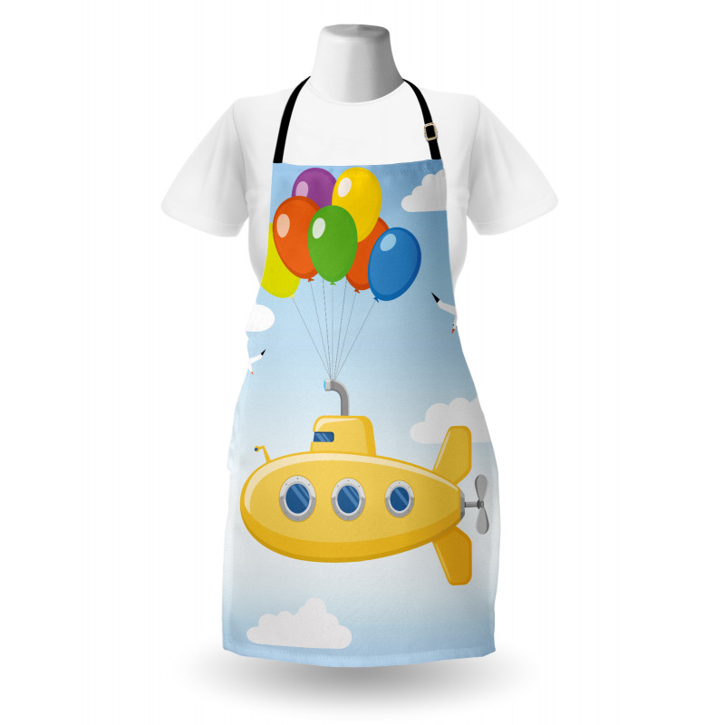 Flying in Sky Apron