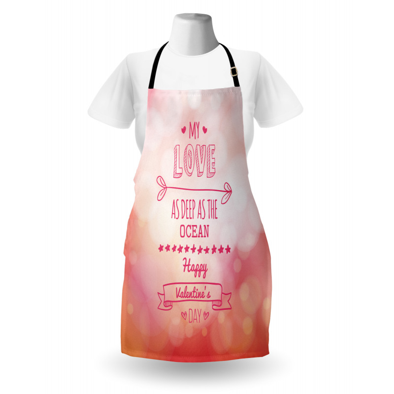 Pink Love Story Apron