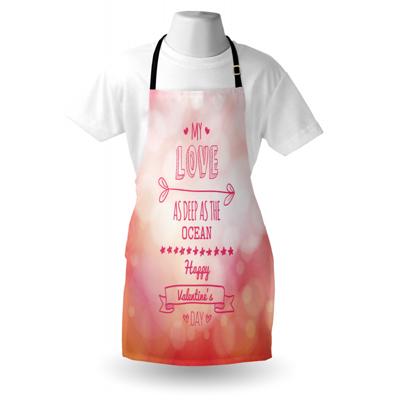 Pink Love Story Apron