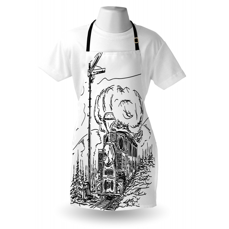 Railroad Drawing Apron