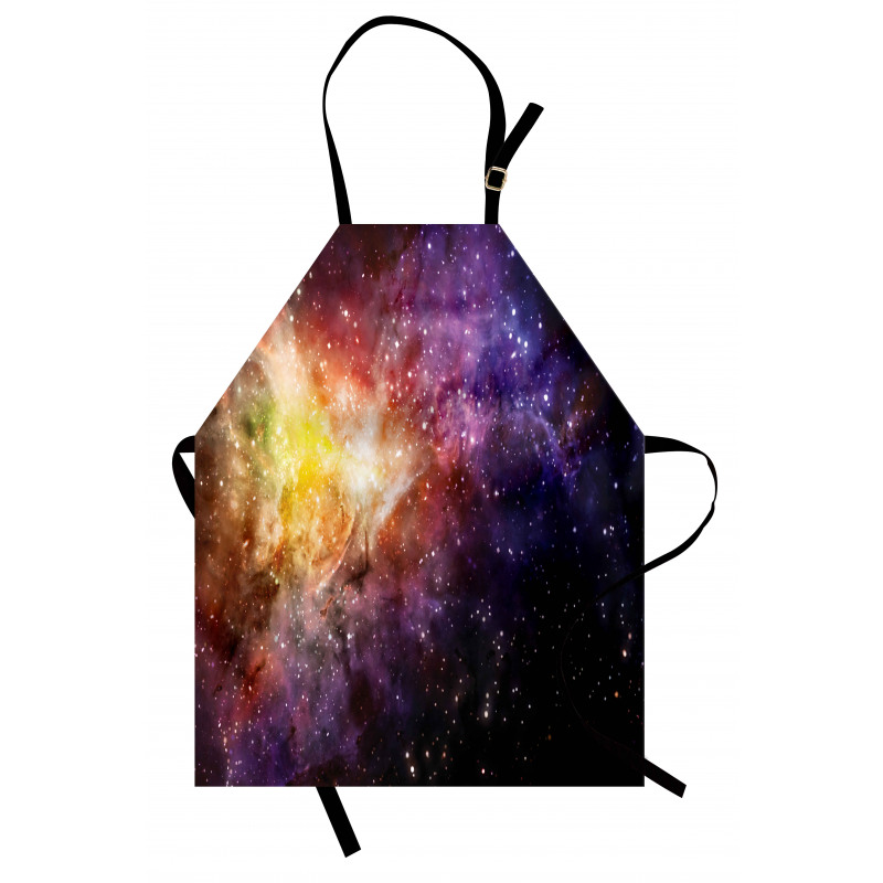 Outer Space Nebula View Apron