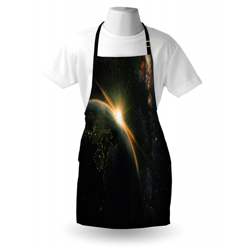 Sun Rising Above Earth Apron