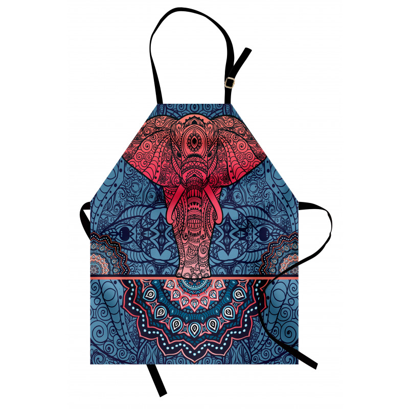 Oriental Sprials Cosmos Apron