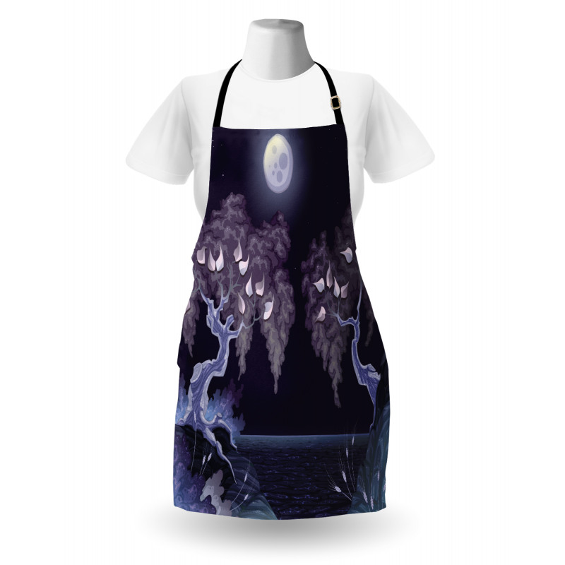 Dramatic Night Apron