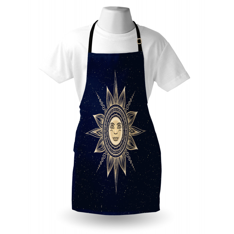 Occult Sun Myth Apron