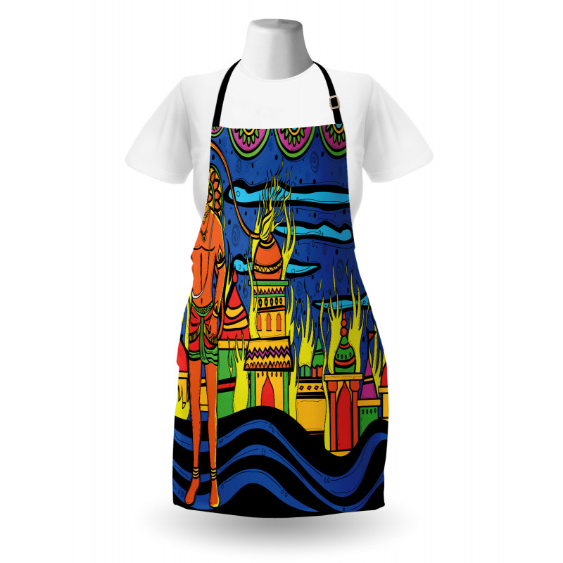 Bohemian Oriental Art Apron