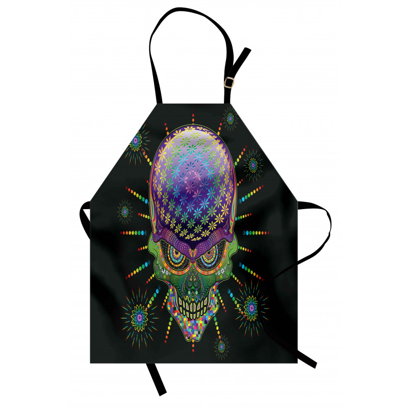 Halloween Mexico Skull Apron