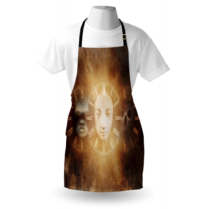 Spooky Scary Skull Baby Apron