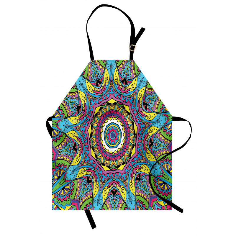 Abstract Hippie Forms Apron