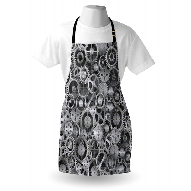 Clock Technologic Pattern Apron