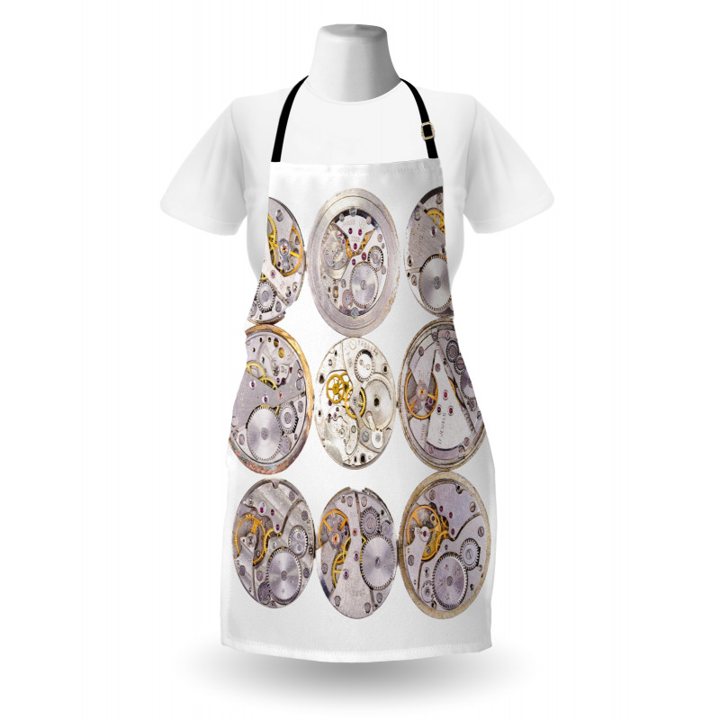 Technical Theme Clock Apron