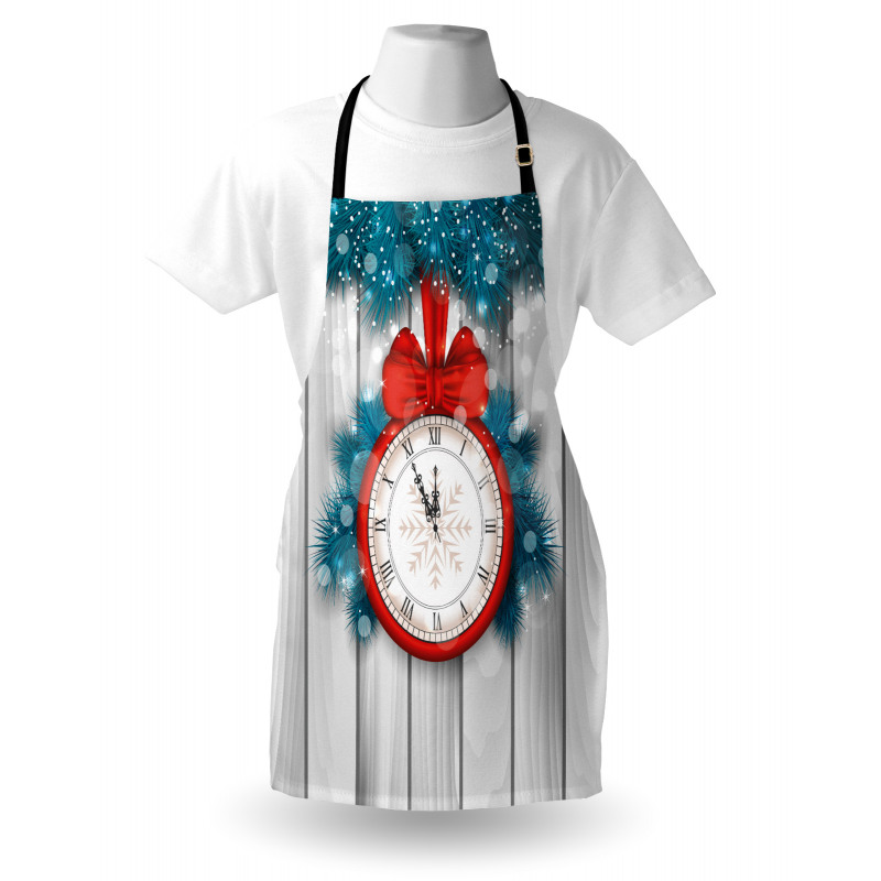 Midnight Clock Pine Apron