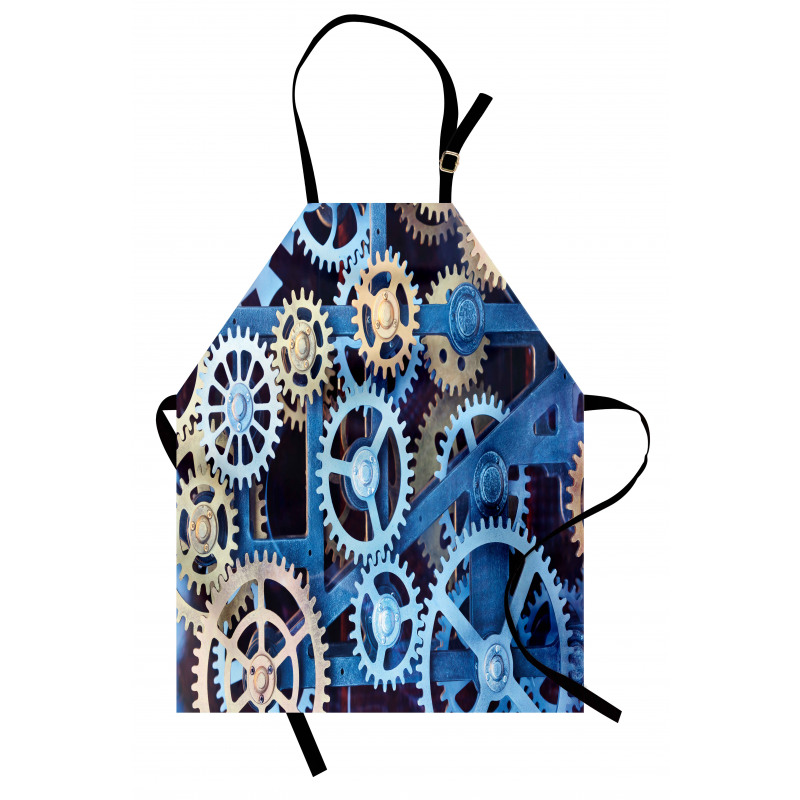 Clock Gears Design Apron