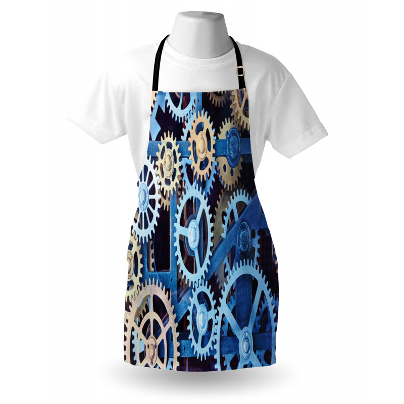 Clock Gears Design Apron