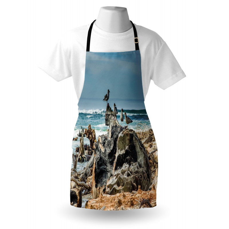 Driftwood Shore Seagull Apron