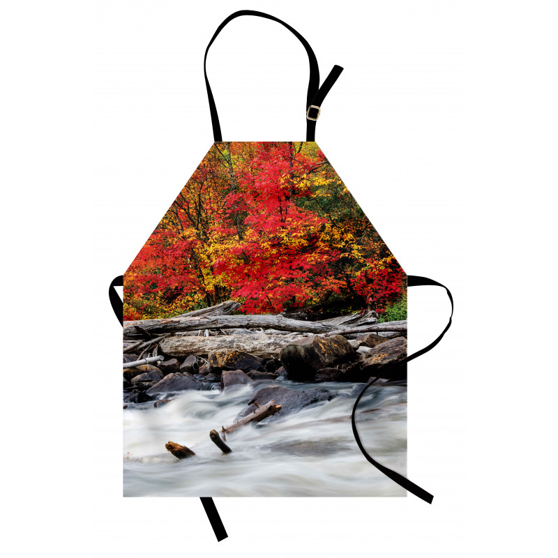 Fall Forest Driftwood Apron