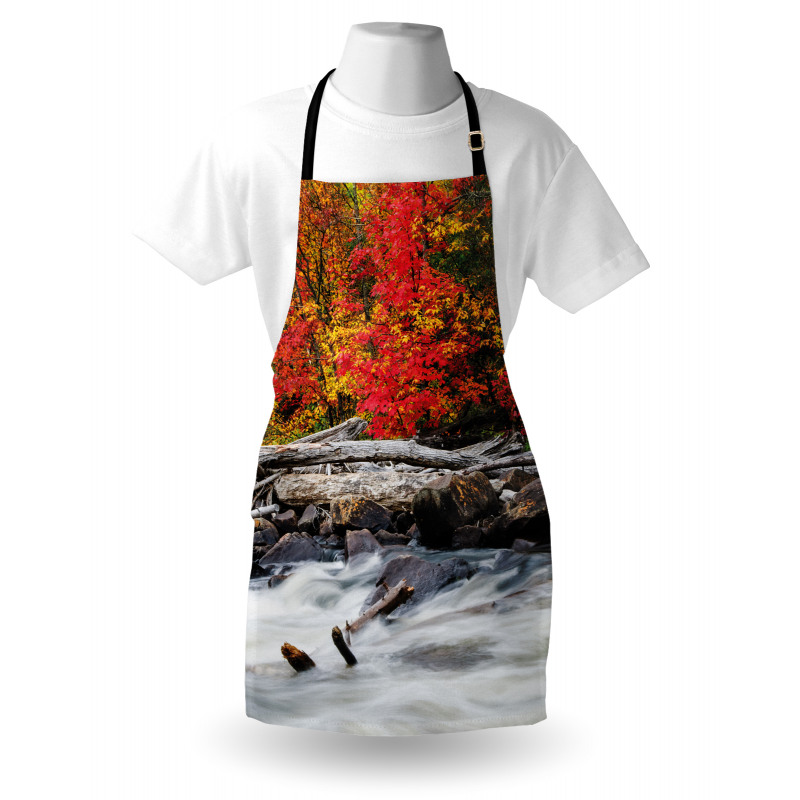 Fall Forest Driftwood Apron