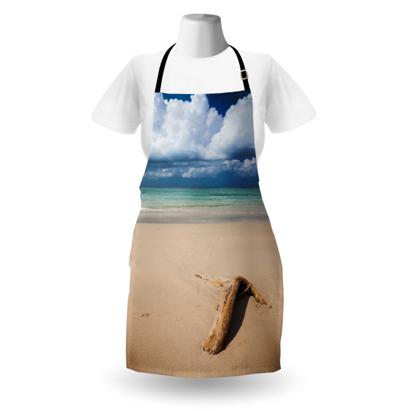 Sandy Beach and Clouds Apron