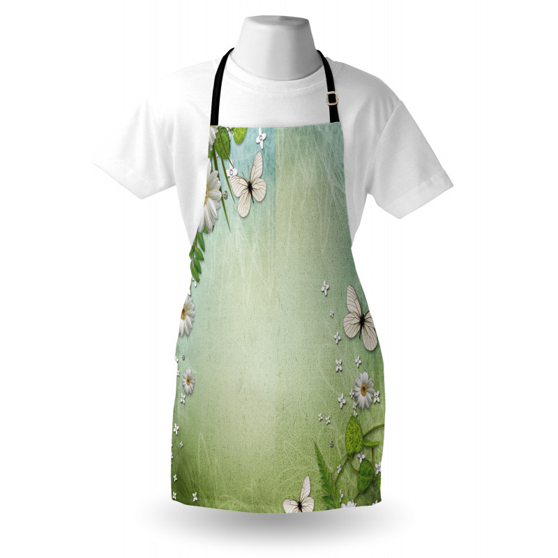 Flowers and Butterflies Apron