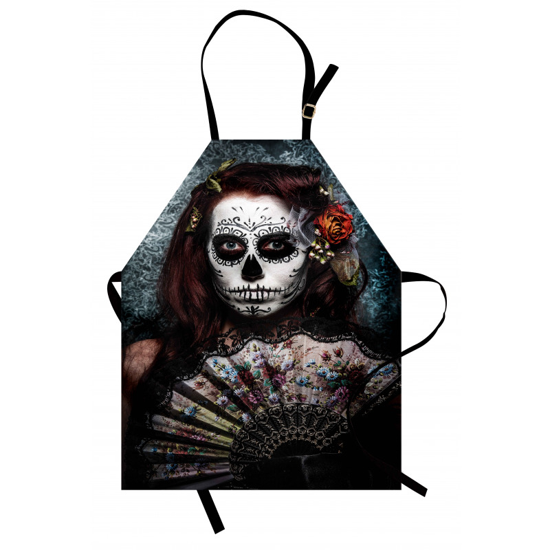 Skull Scary Mask Apron