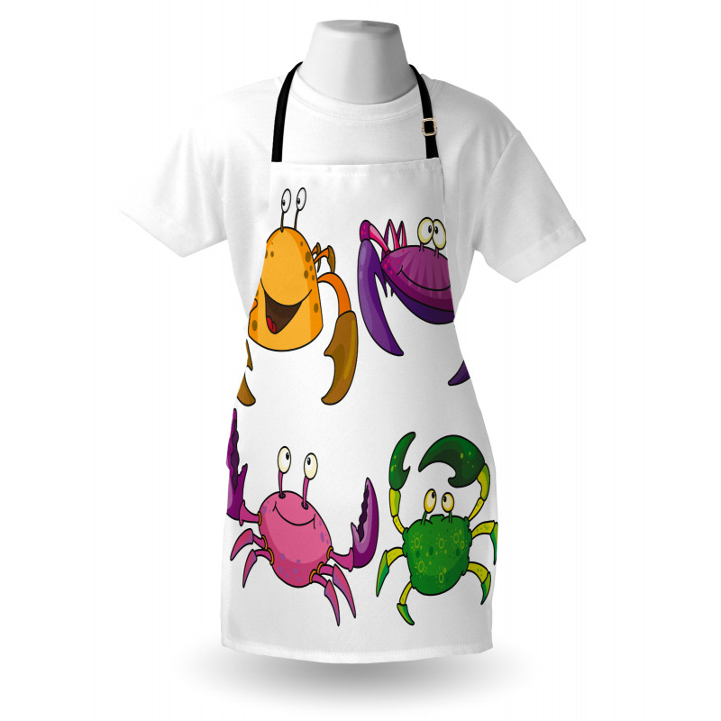 Funny Crabs Pattern Apron