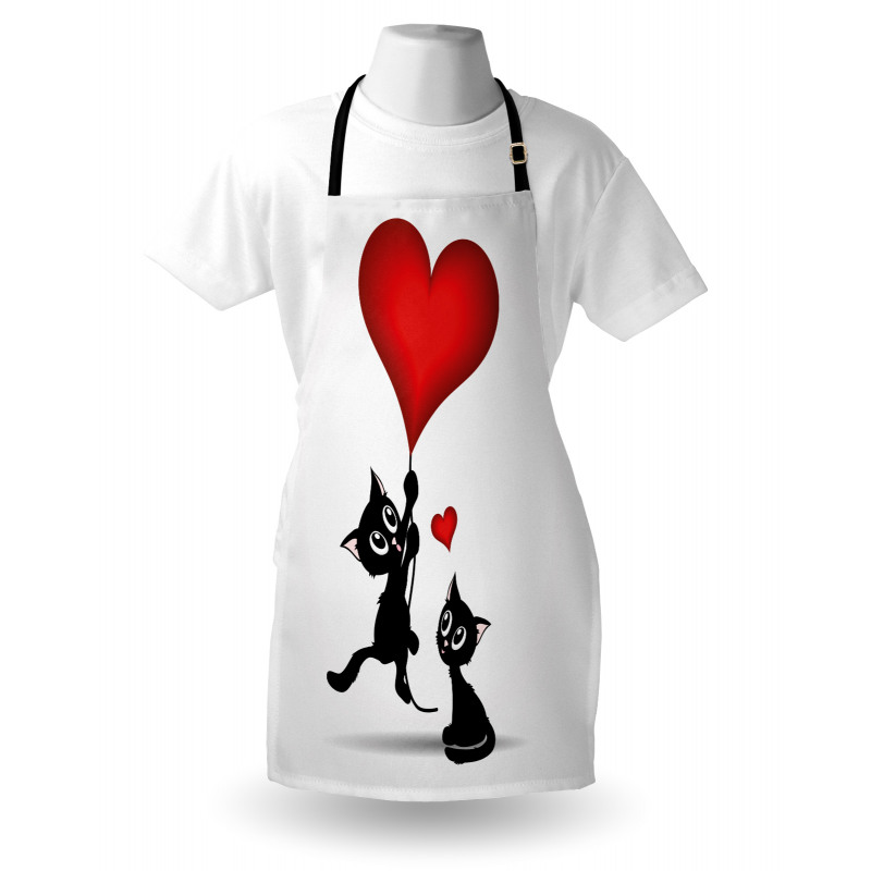 Baby Cats Balloons Apron