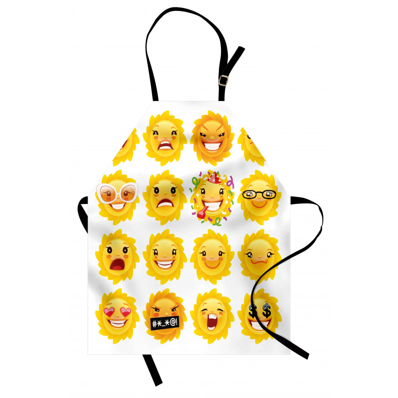 Smile Surprise Angry Mood Apron