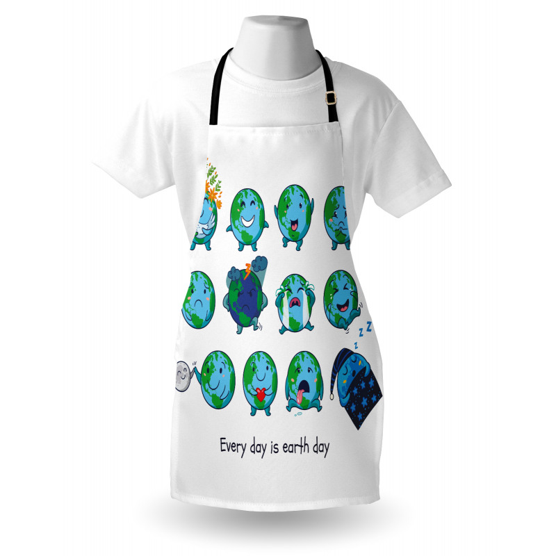 Expressions Face Moods Apron