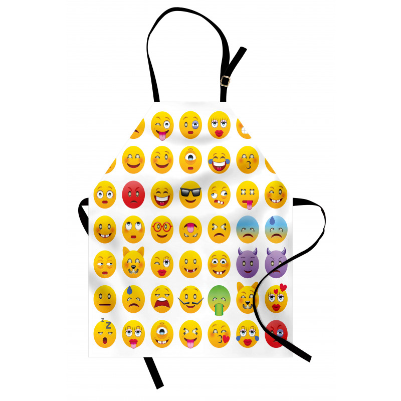 Faces of Mosters Happy Apron