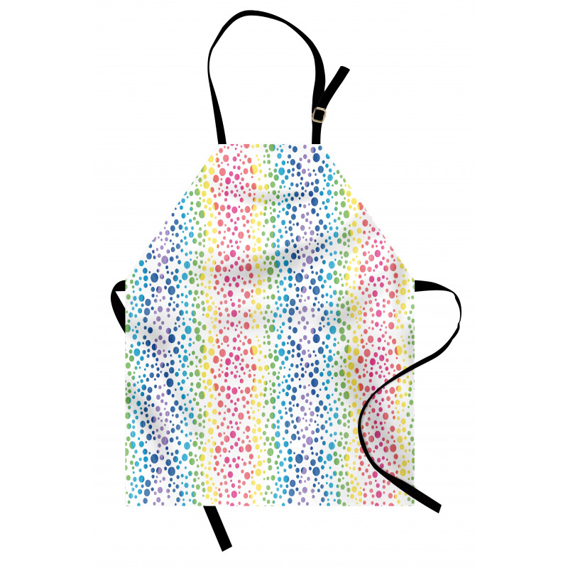 Circles in Wavy Shape Apron