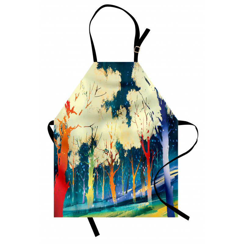 Trees Fiction Forest Apron