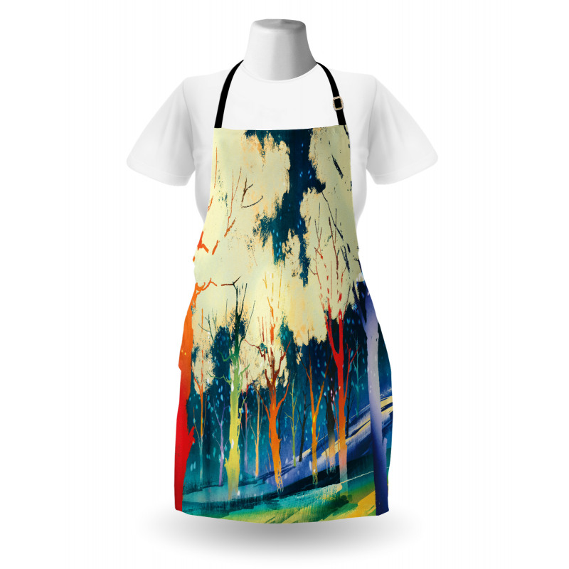Trees Fiction Forest Apron