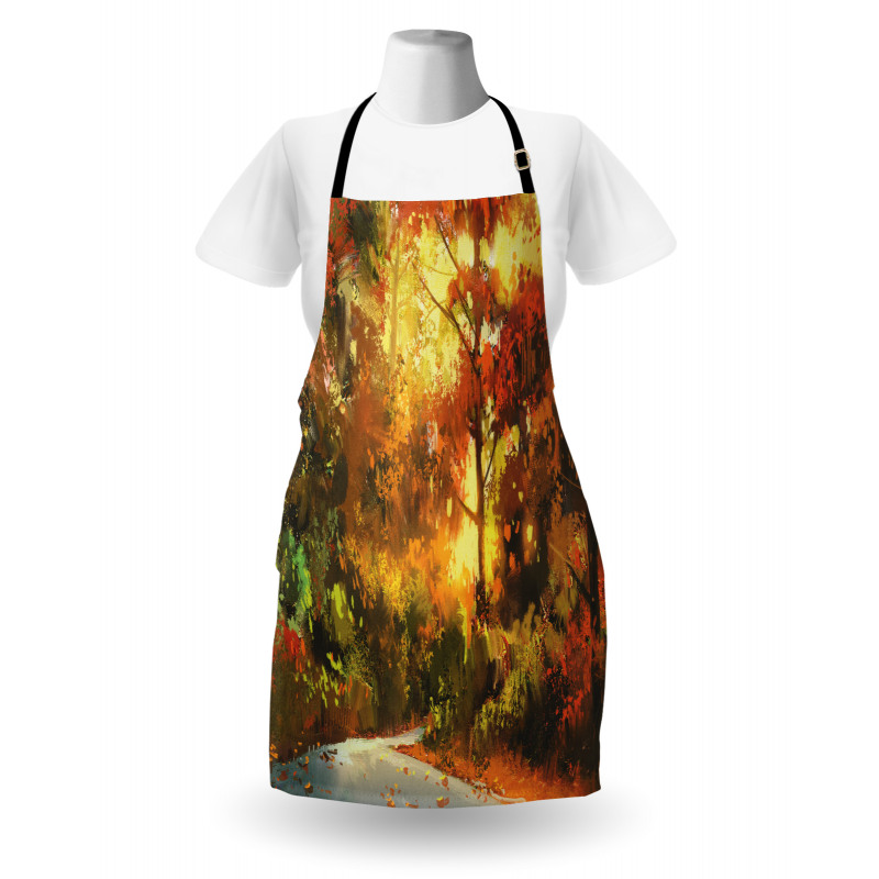 Autmn Leaf Tree Forest Apron