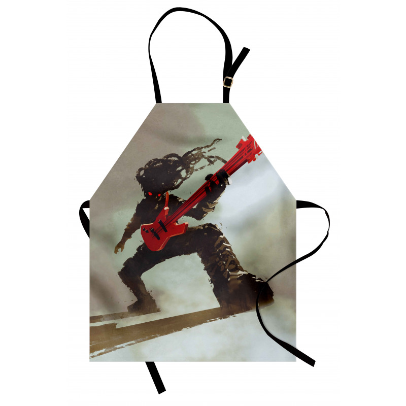 Hipster Rocker Guitar Apron