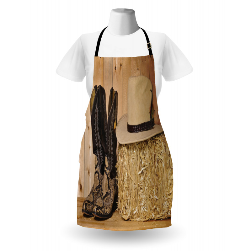 Texas Snake Cowboy Apron