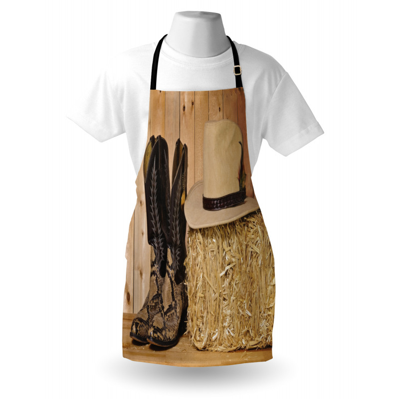 Texas Snake Cowboy Apron