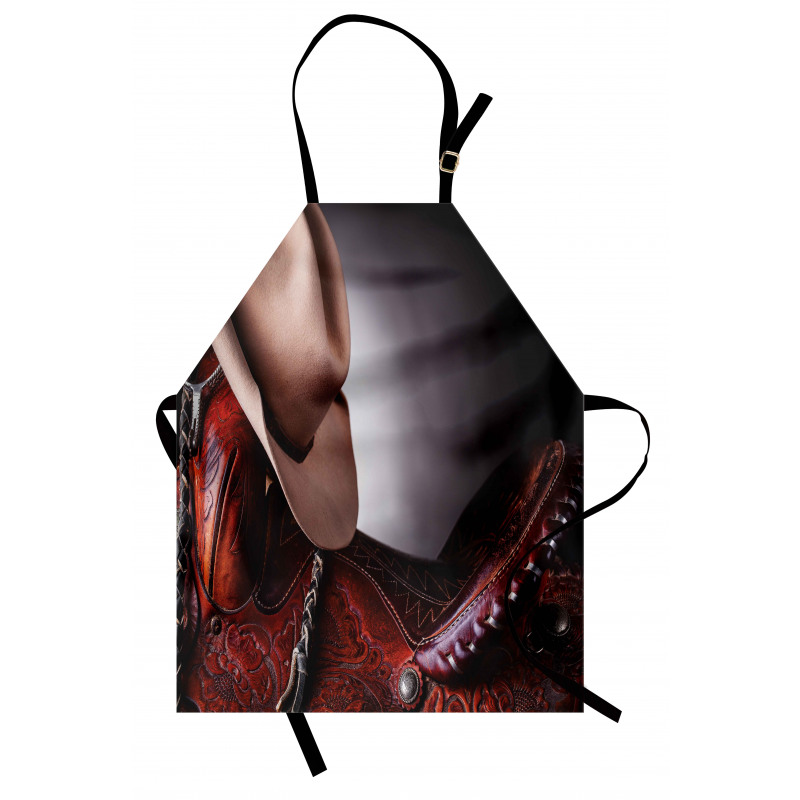 Cowboy Wild Texas Art Apron