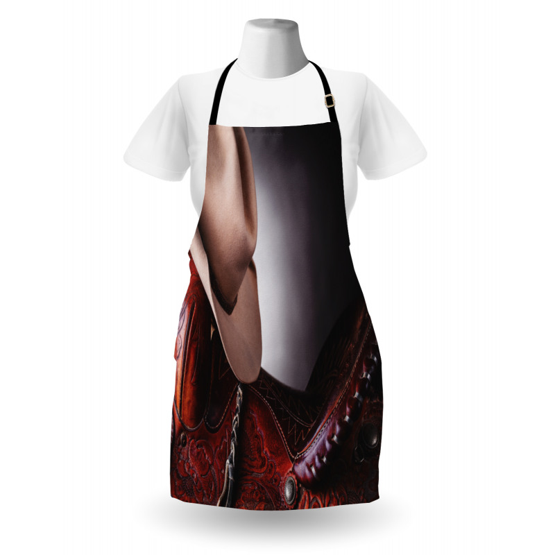 Cowboy Wild Texas Art Apron