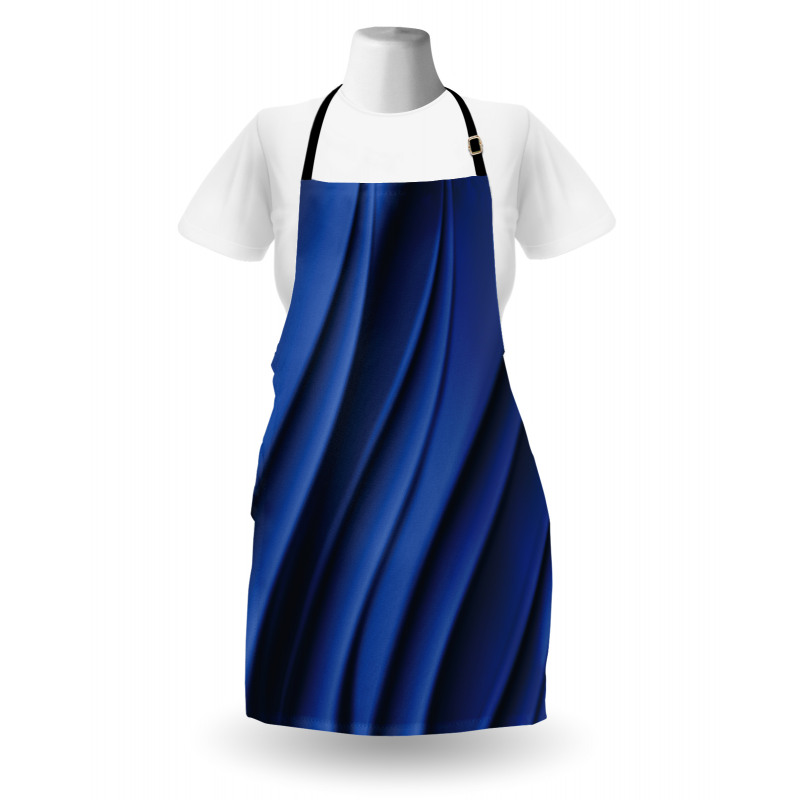 Digital Ocean Waves Apron